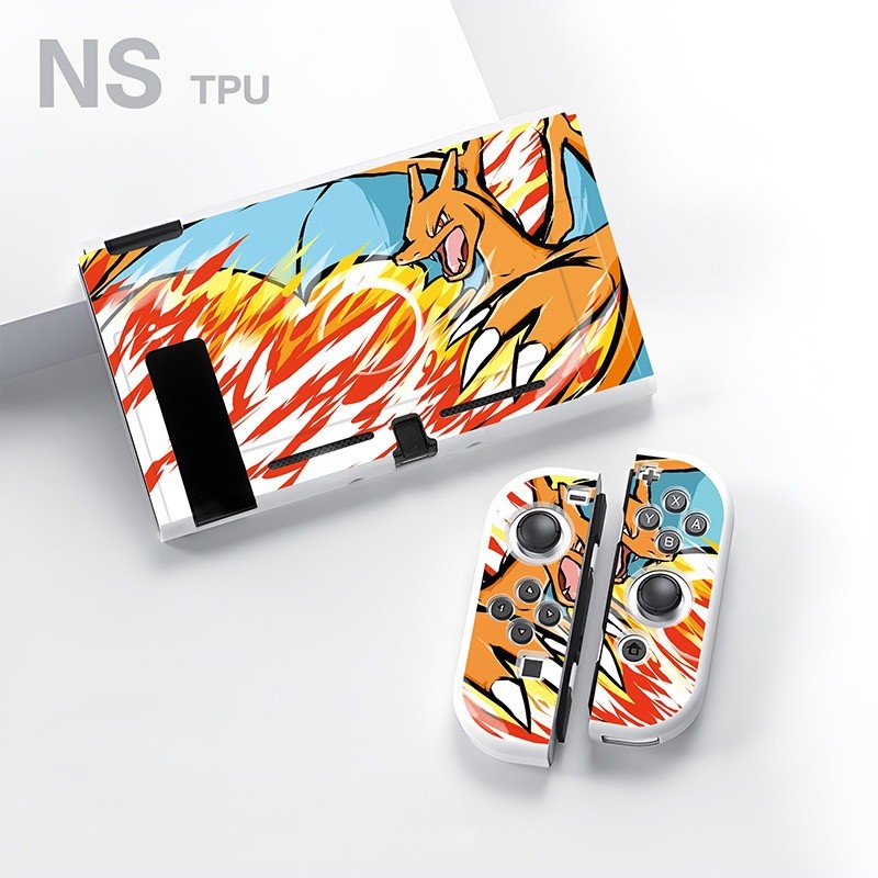 Fire dragon Nintendo Switch OLED Case Shell Accessory For Joycon Controller