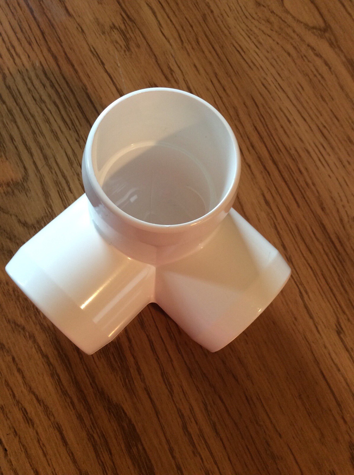 1-1/4" Furniture Grade 3-Way Corner Elbow PVC Fitting  LOT OF 2