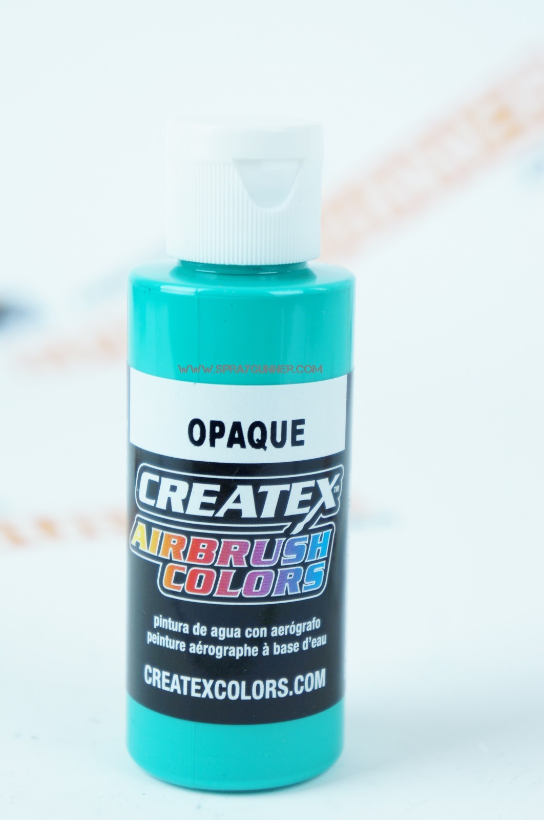 Createx Airbrush Colors 5206 Opaque Aqua 2oz. water-based paint