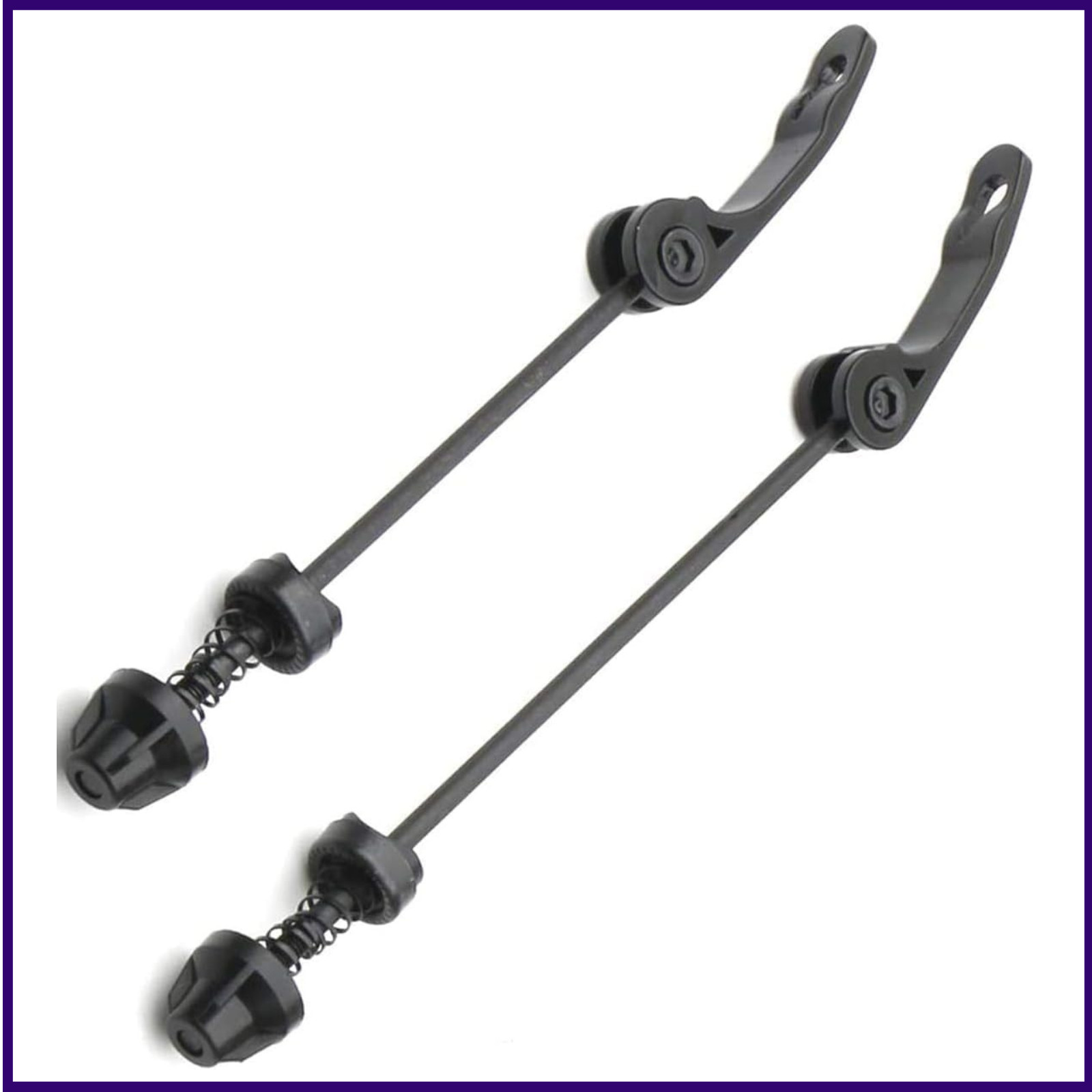 Road Mountain Bicycle MTB Wheel Hub Front and Rear Skewers Quick Release Clip