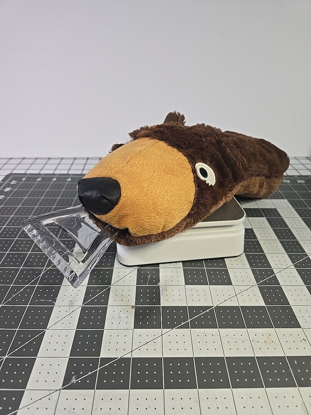 Bear Puppet 13" Ice Scraper Golf HeadCover Hand Warmer Automotive Ice Scraper