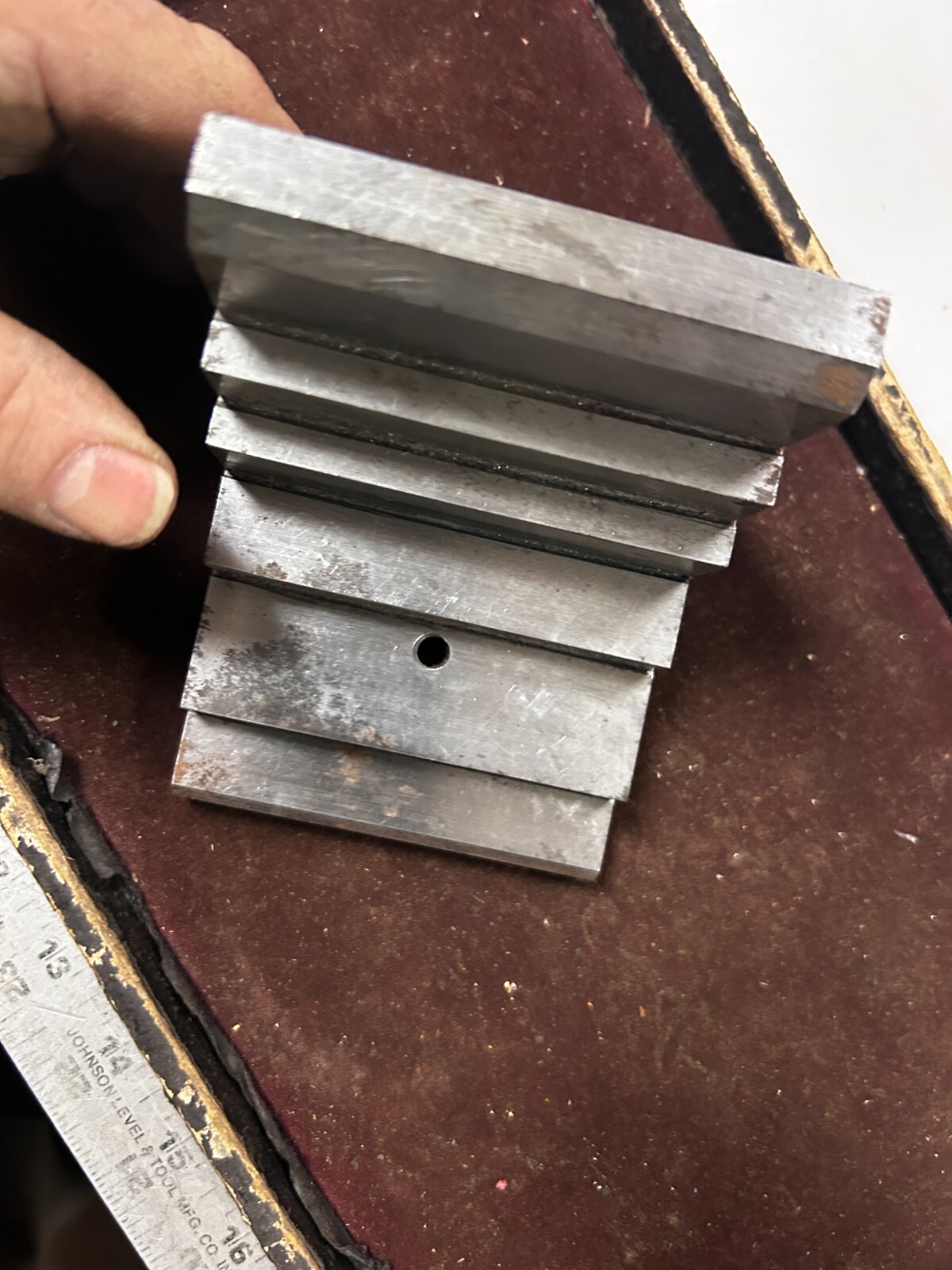 MACHINIST OfCe LATHE MILL Machinist Tool Makers Ground Step Angle Block