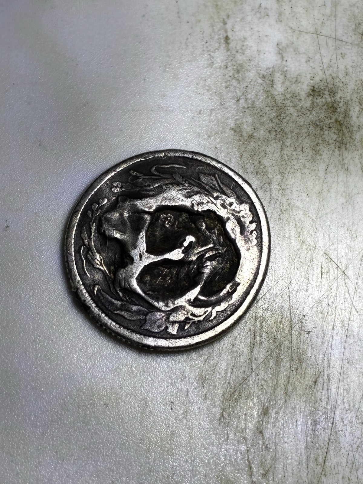1914 Silver Dime EXTREMELY RARE MINT ERROR
