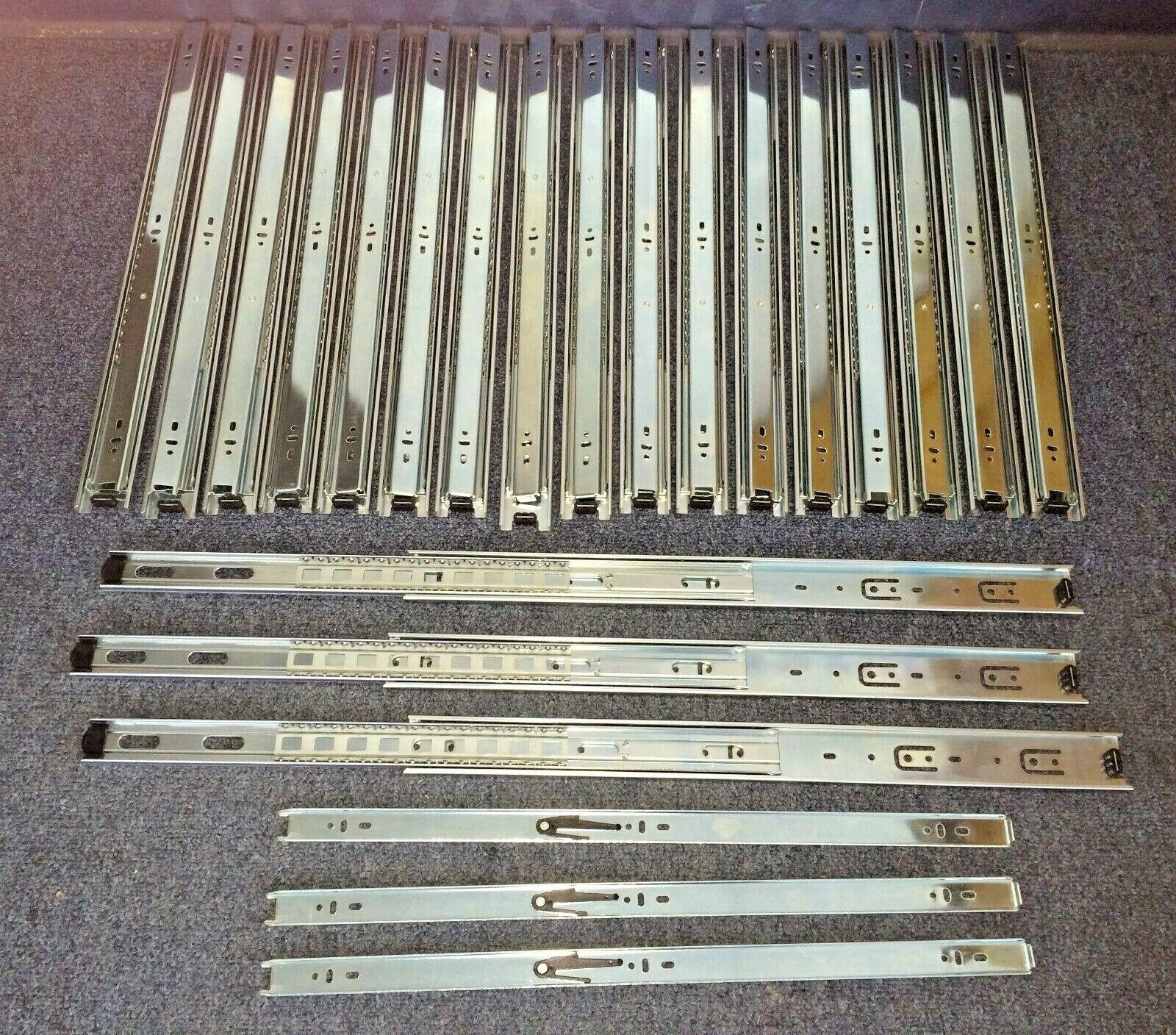10 Pairs 22" Ball Bearing Full Extension Drawer Slides 100 lbs FREE SHIPPING New