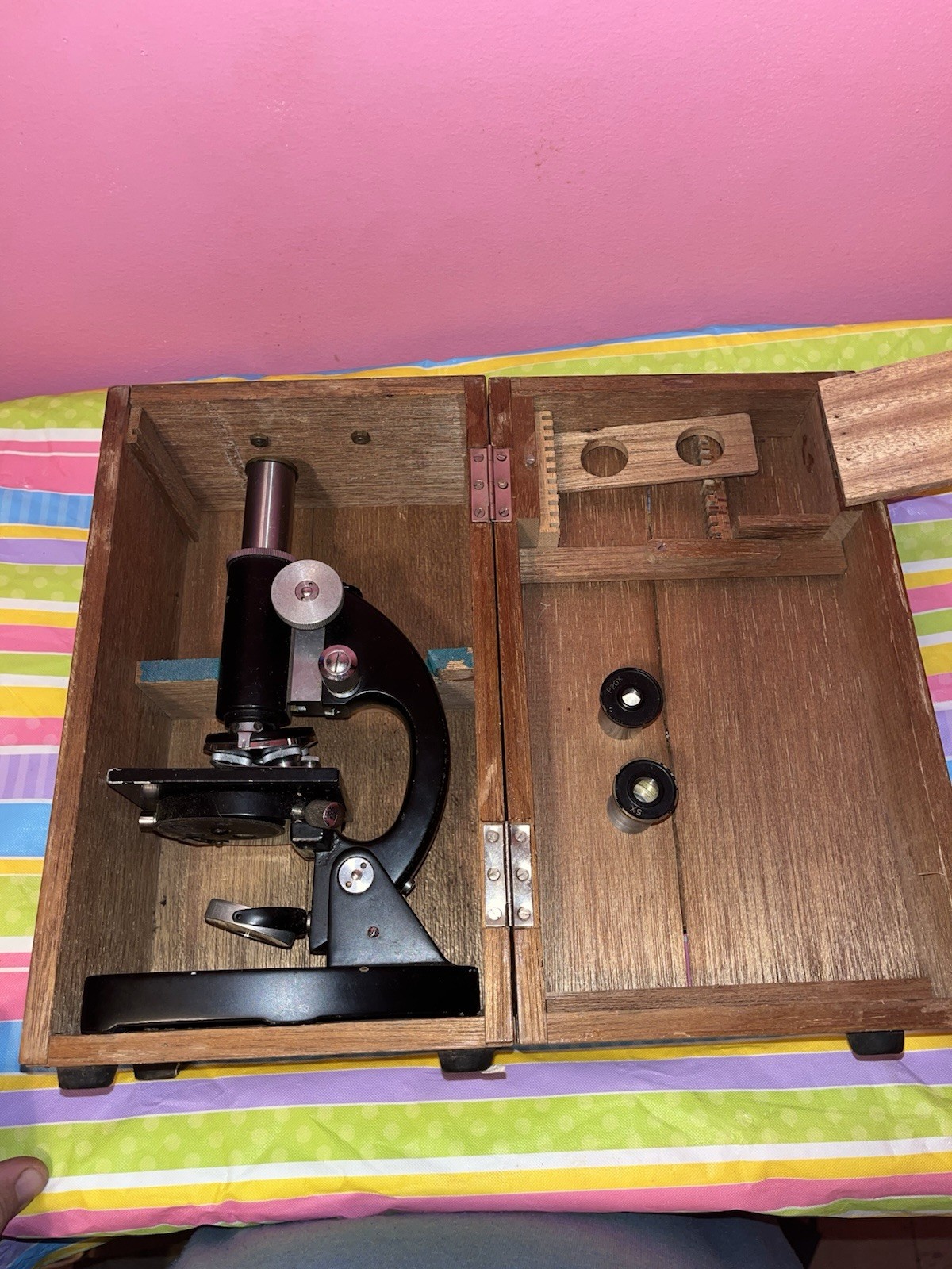 Vintage Lafayette 1200X Zoom Microscope