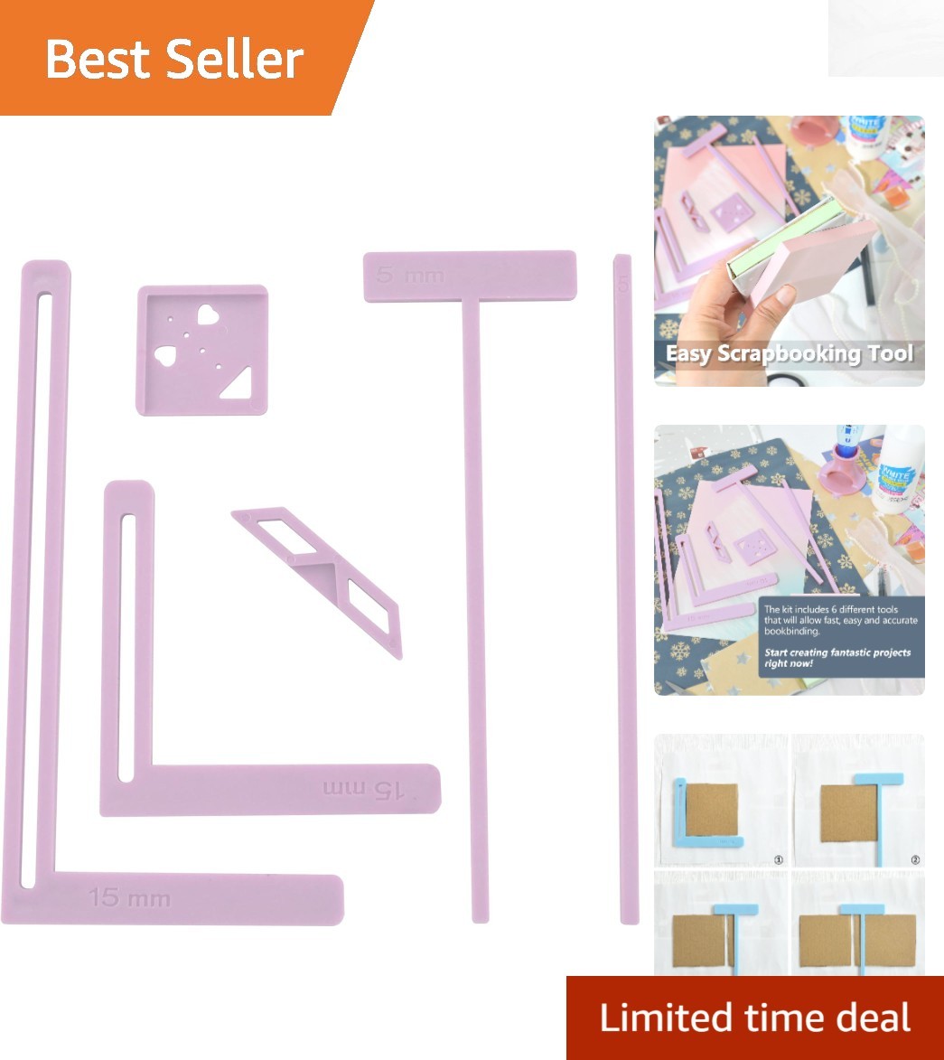 Creative 6Pcs Scrapbooking and Bookbinding Kit: Unlock Your Crafting Potential
