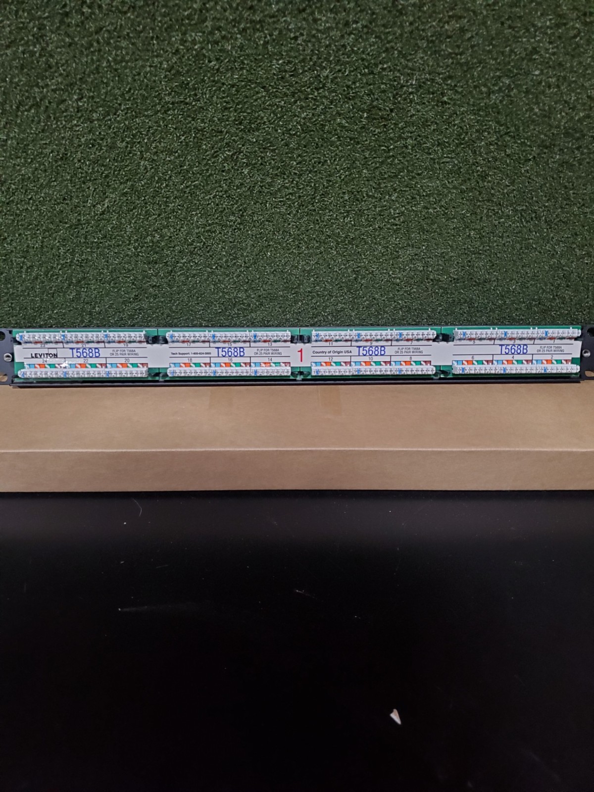 Leviton Cat6 Patch Panel T568B