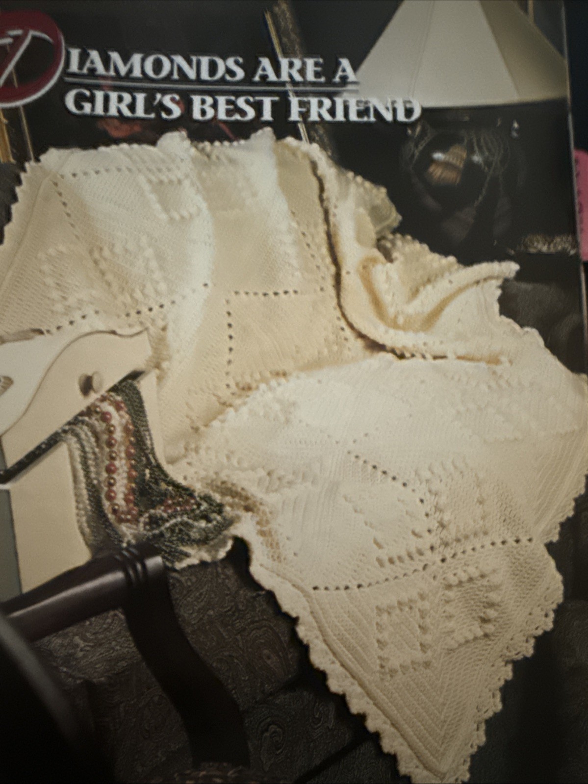 ~Crochet Annie Attic “Diamonds Girl Best Friend & Diamond Pinwhe~ Patterns Only~
