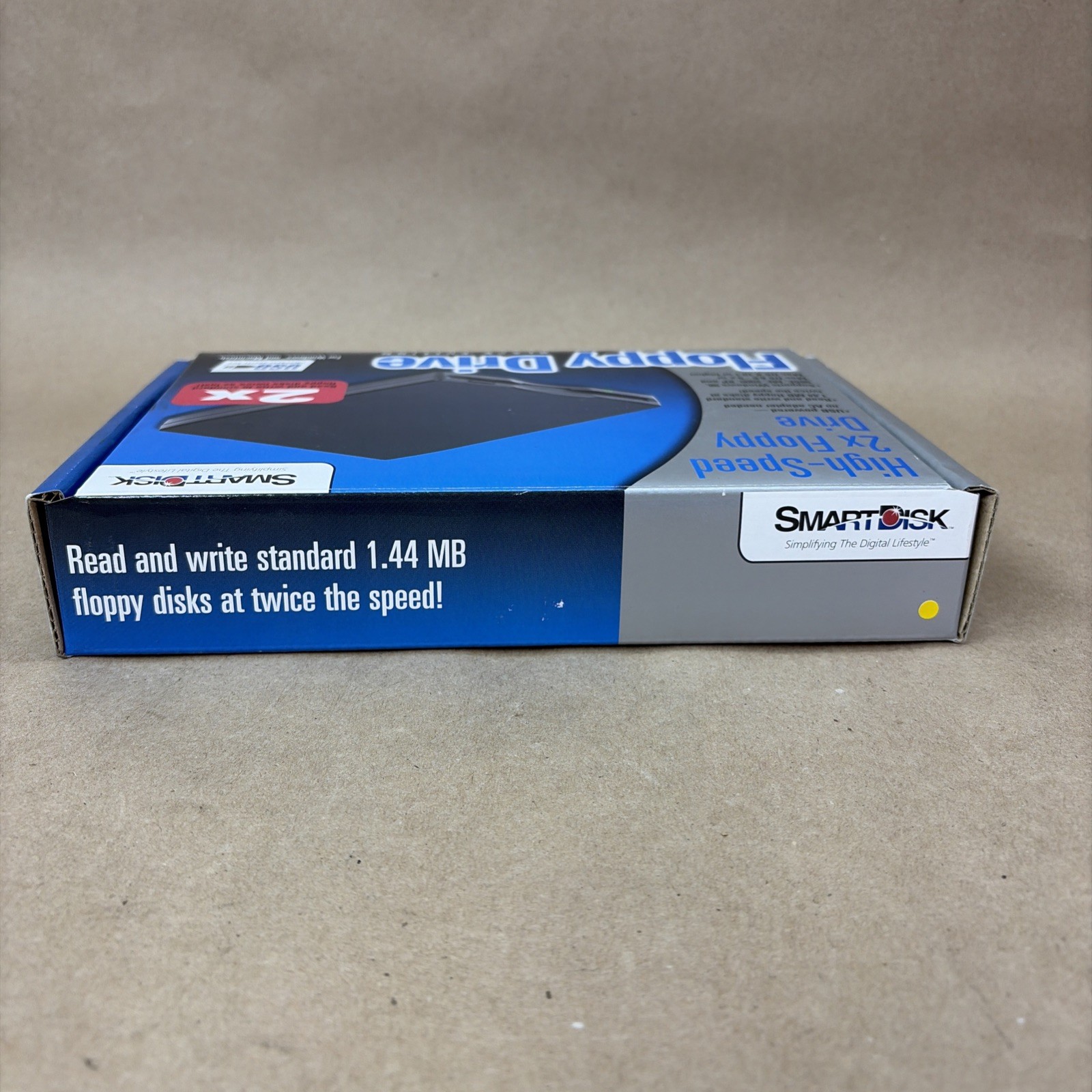 SmartDisk FDUSB-B2 USB External High Speed 2x Floppy Disk Drive 3.5" Black New