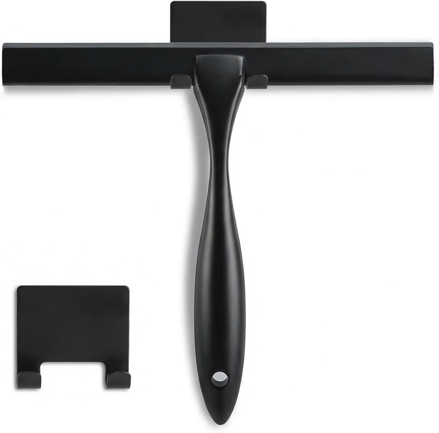 Shower Squeee, 10-Inch Matte Bla Squeee, All-pose Stainl Steel