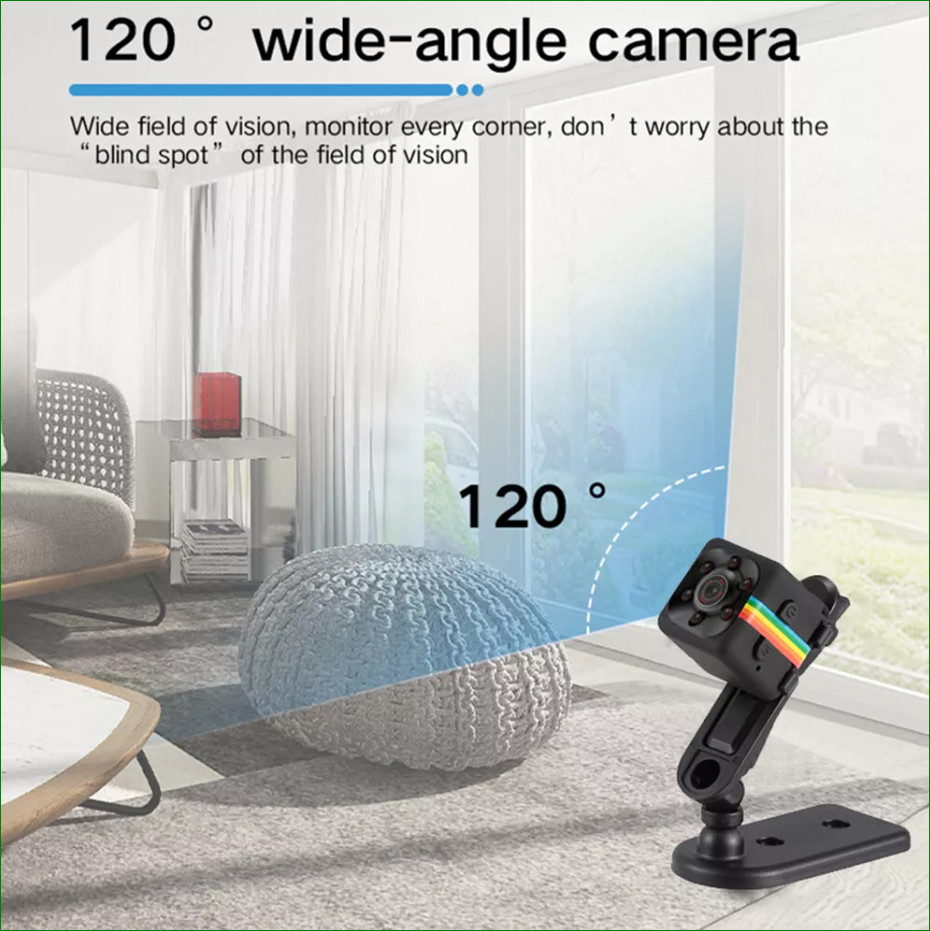 Mini Camera 1080P Portable Small HD Nanny Cam Night Vision and Motion activated