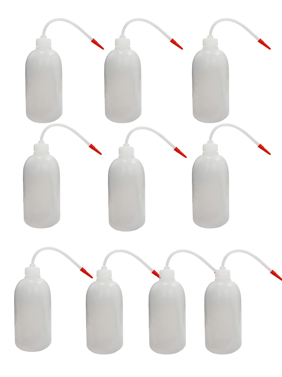 Bottle, Wash, Polyethylene, 500ml, Pack of 10