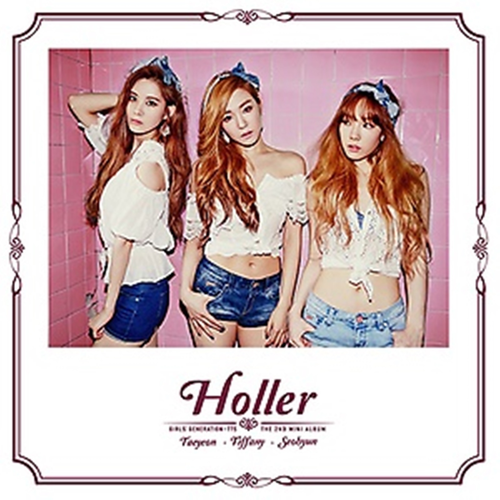 Girls' Generation SNSD TTS 2nd Mini Album HOLLER CD+84p Booklet+Photocard + Gift