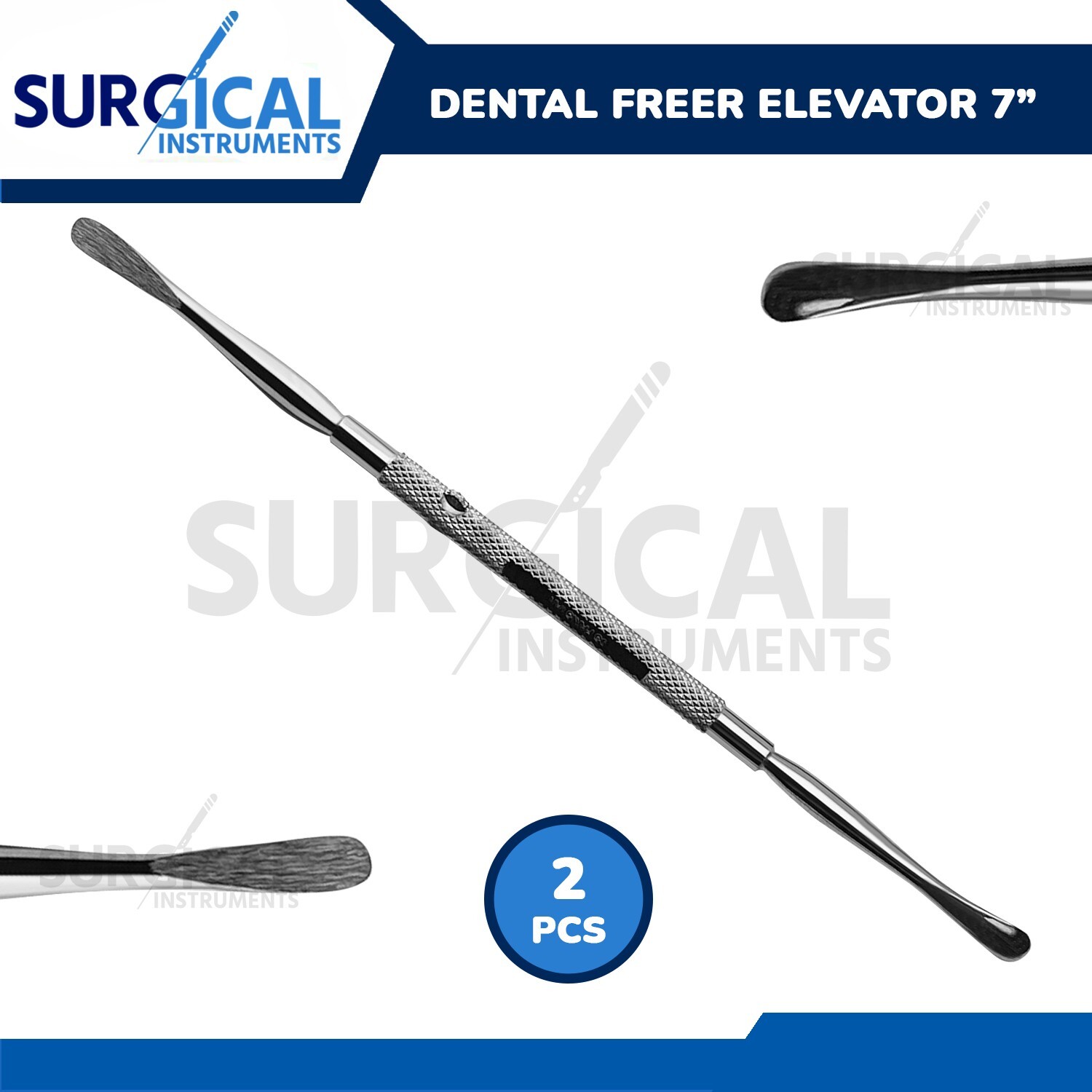 2 Freer Septum Elevator Dental Surgical ENT Instruments Stainless German Grade