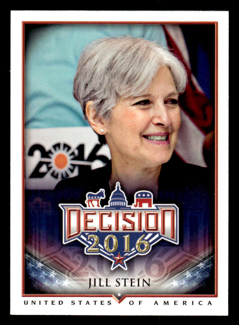 2016 Decision 2016 #10 Jill Stein Card