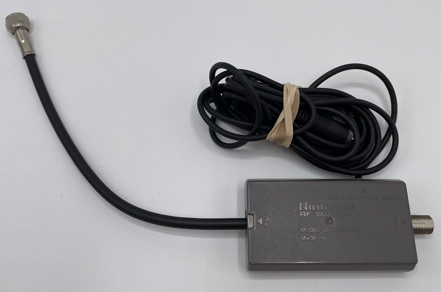 Original Official Nintendo NES SNES RF Switch AV Video Cable Cord Model NES-003