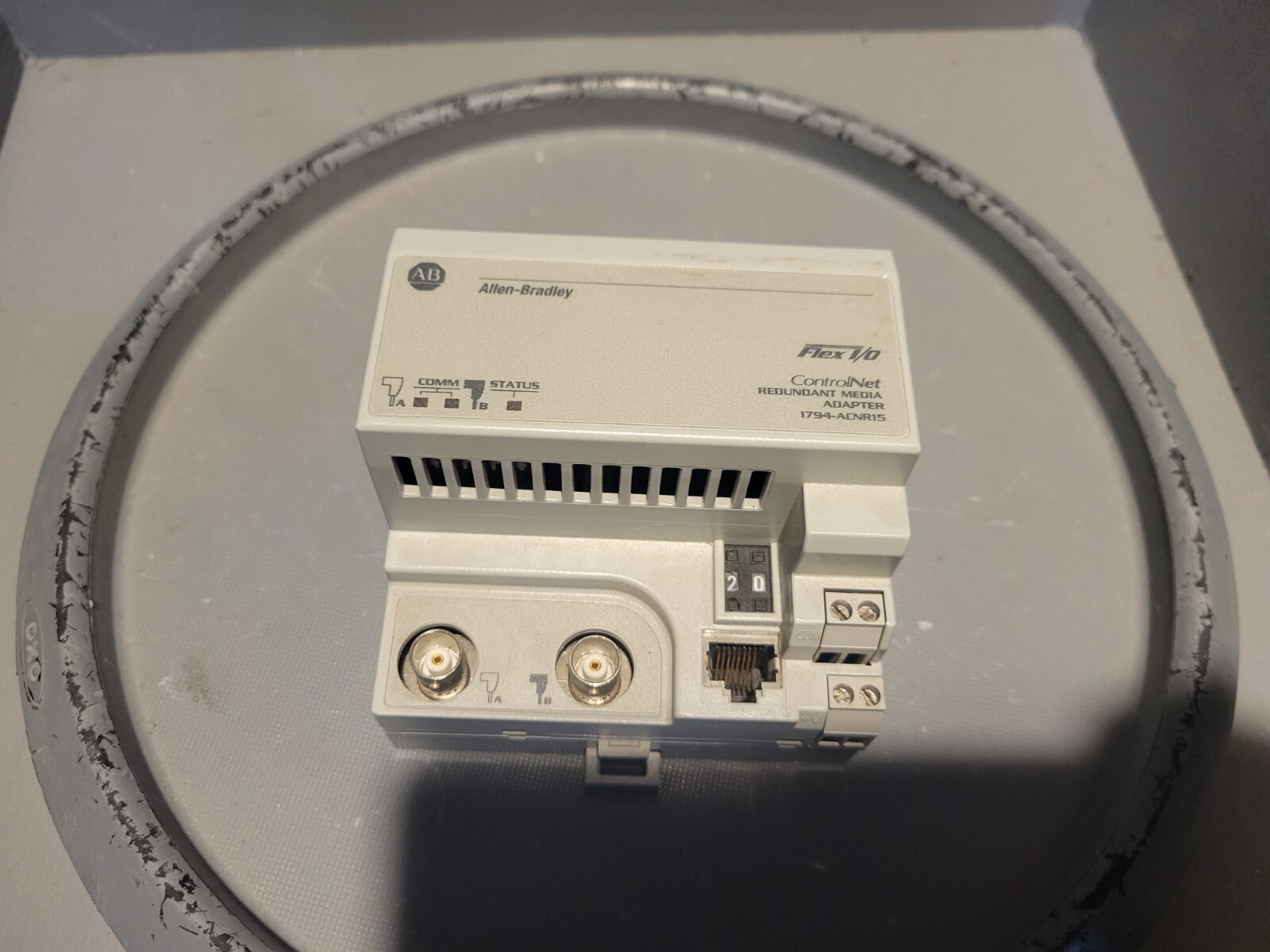 Allen Bradley Flex I/O ControlNet Redundant Media Adapter, Series C, 1794-ACNR15