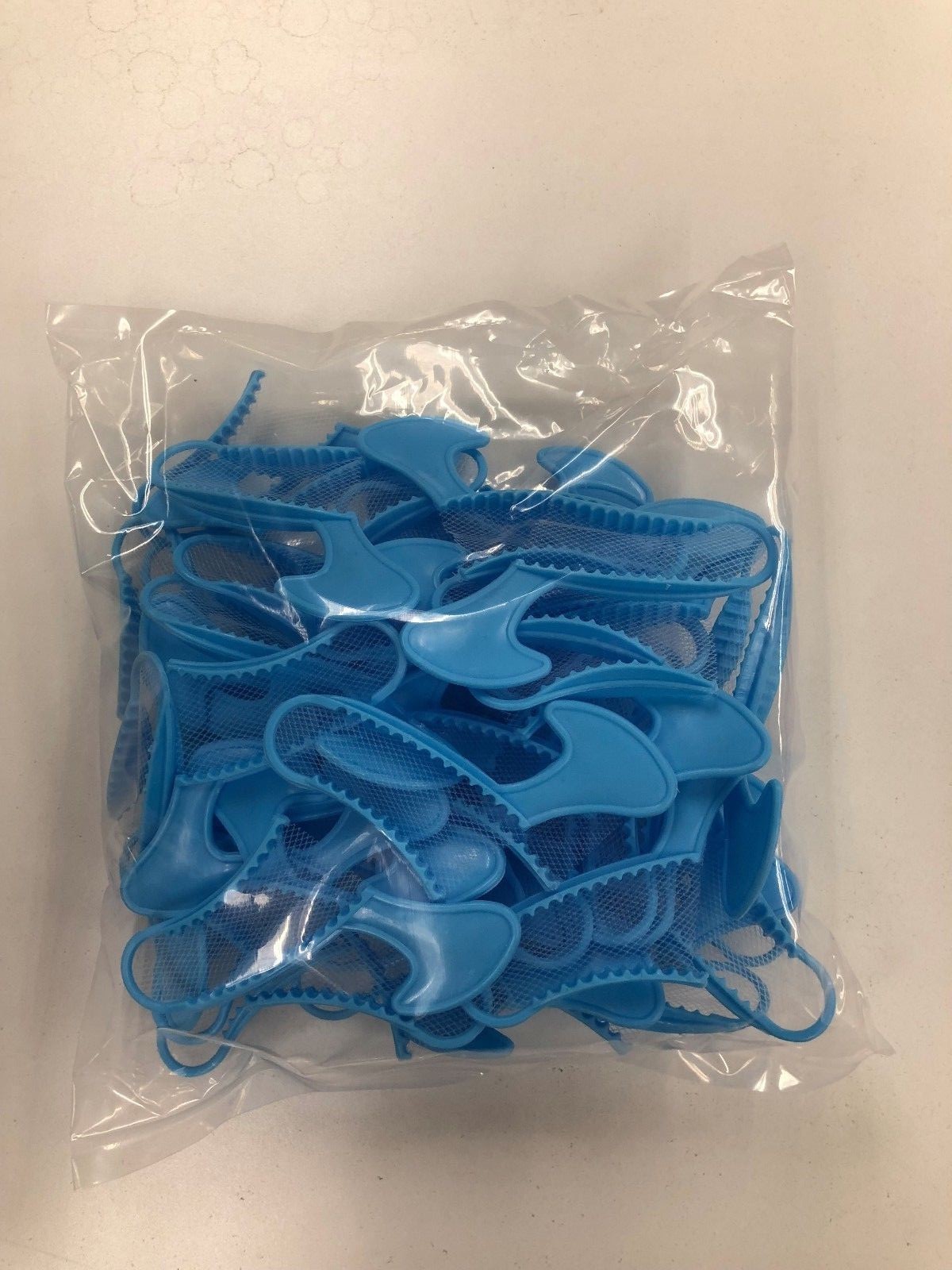 Dental Impression Bite Registration Triple Trays, Posterior, (Blue) (100 Total)