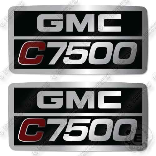 Fits GMC 7500 Work Truck Decal Kit- 7 YEAR OUTDOOR 3M VINYL!