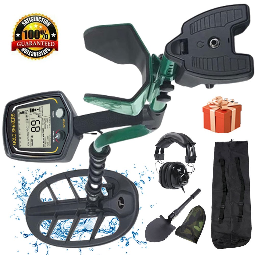 T002 Waterproof Metal Detector 13kHz Frequency Easy Controls USA Seller