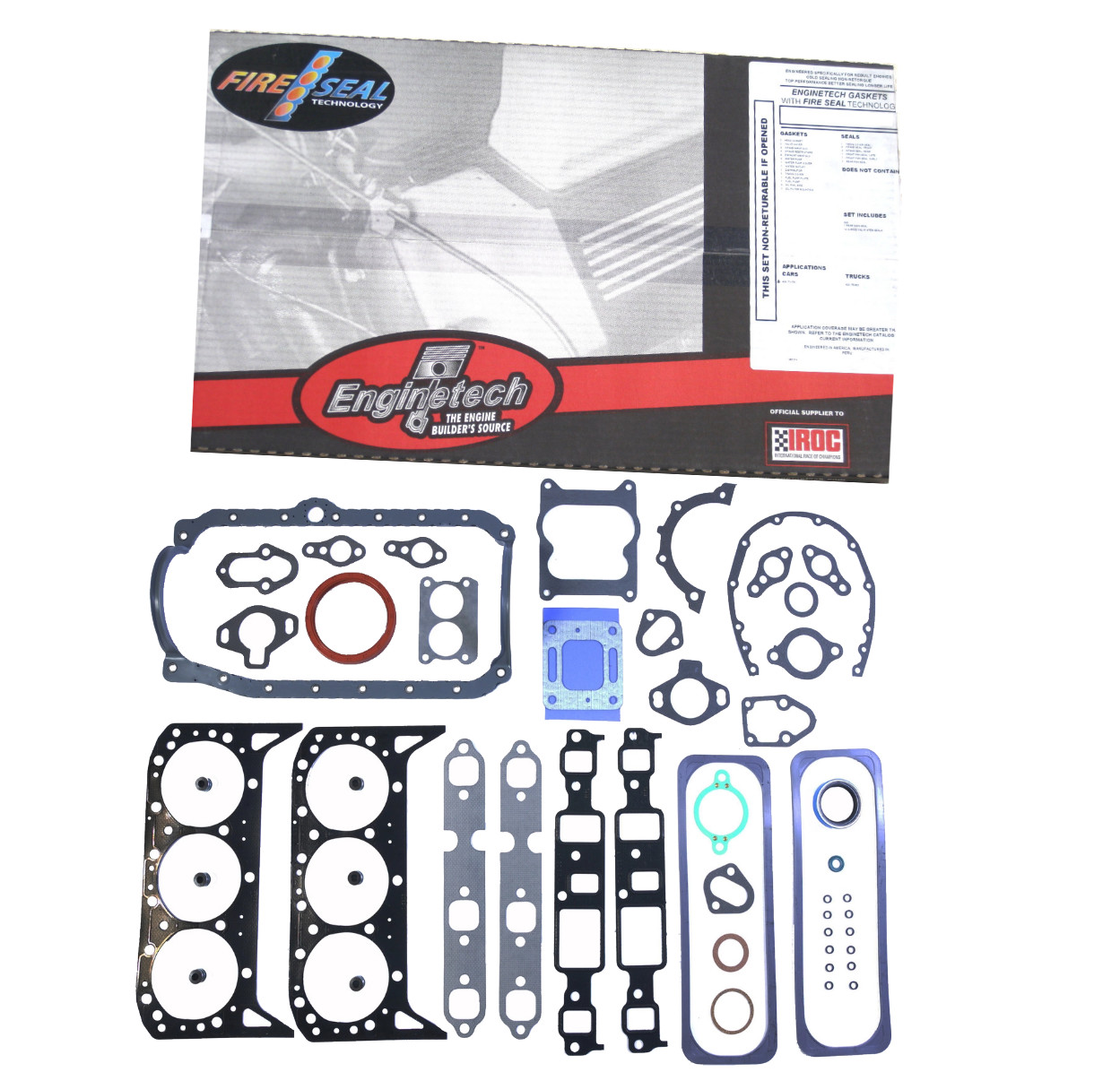 Enginetech M262L-1 Gasket Set for Chevrolet 262 4.3L Marine Engines