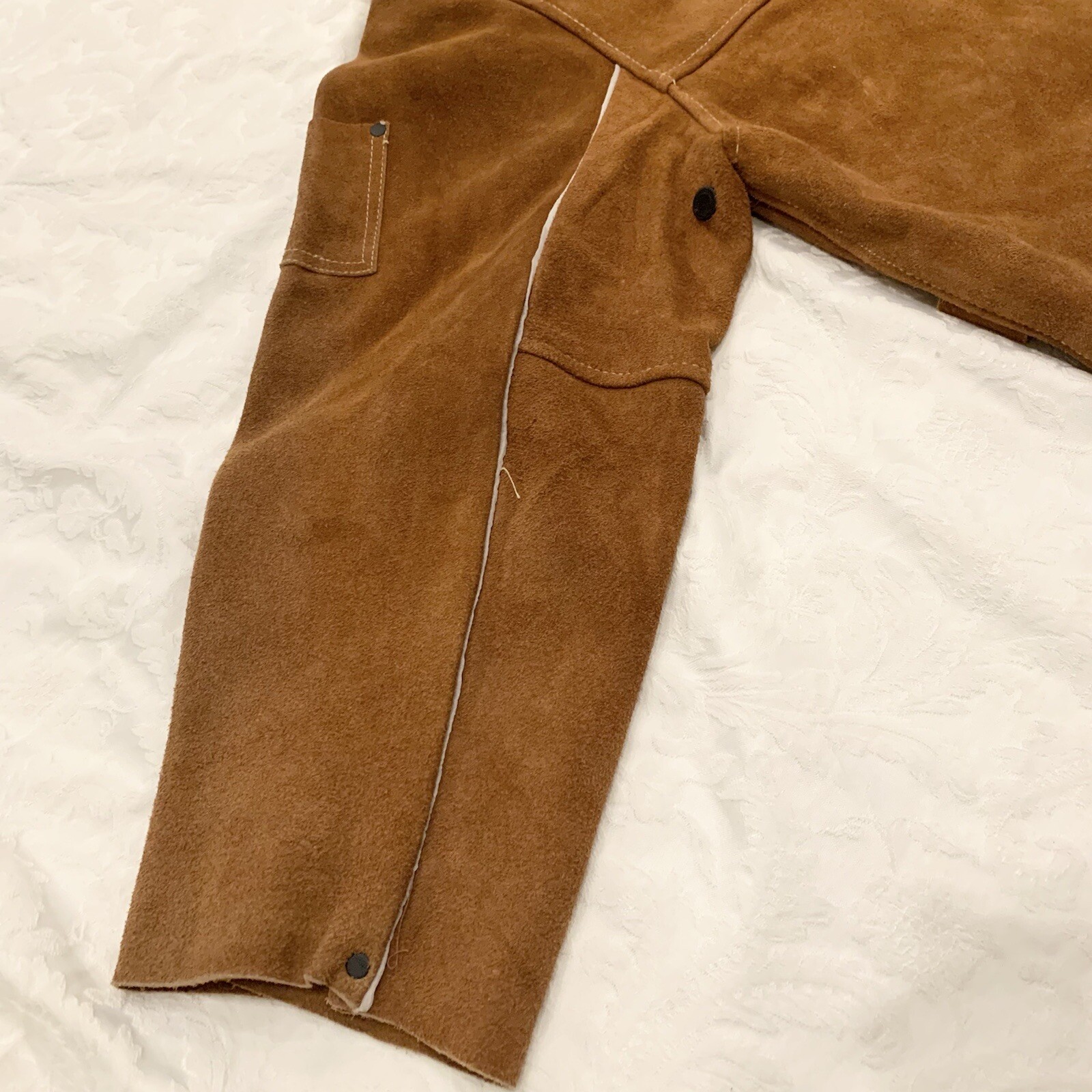 New- Condor 2Ag83 Welding Jacket, Brown, Leather, Xl