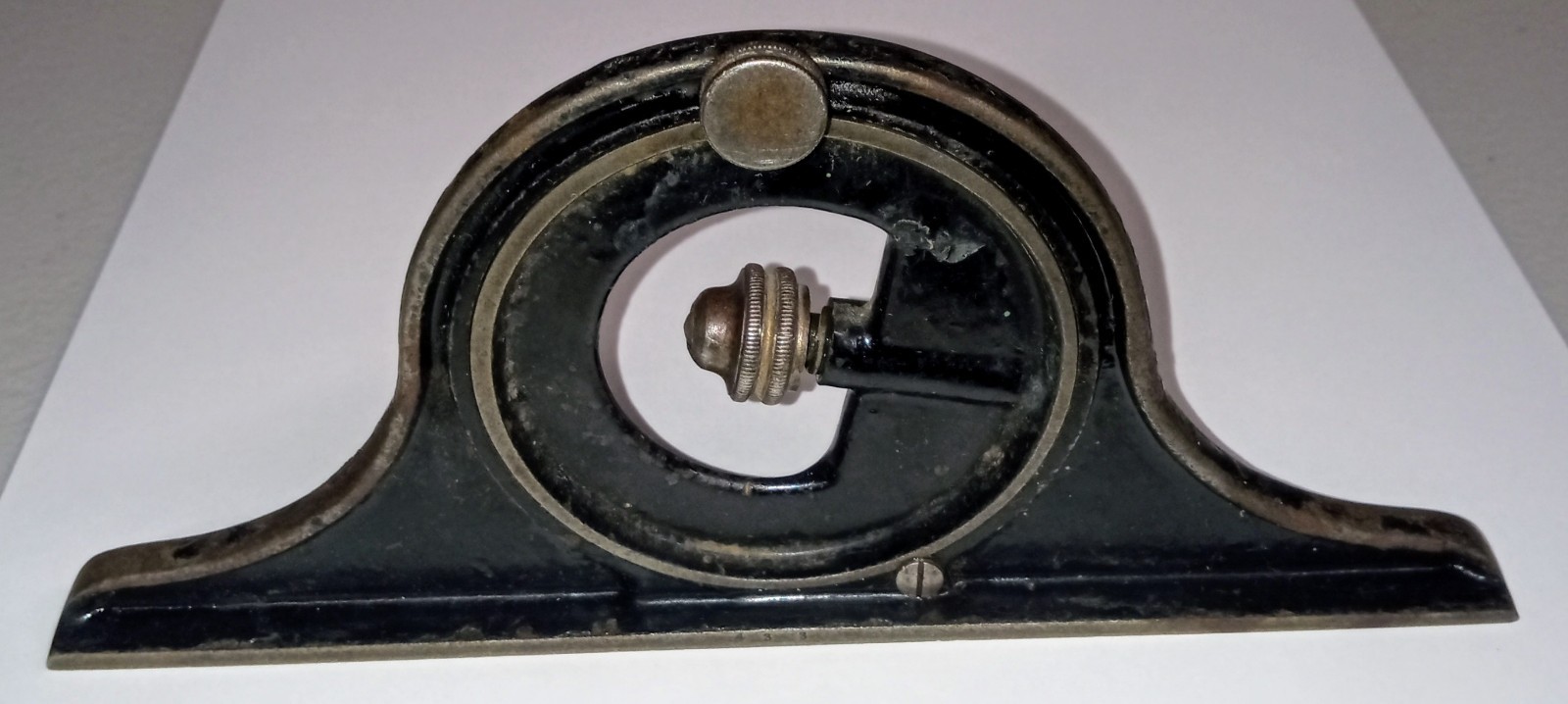 Vintage L. S. S. Co. Combination Square Protractor - Pat. Aug 7, 1883