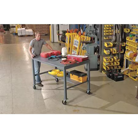 Jamco Mw360p505gp Workbench,  Steel,  60 In W,  35 In To 39 In Height,  1, 400
