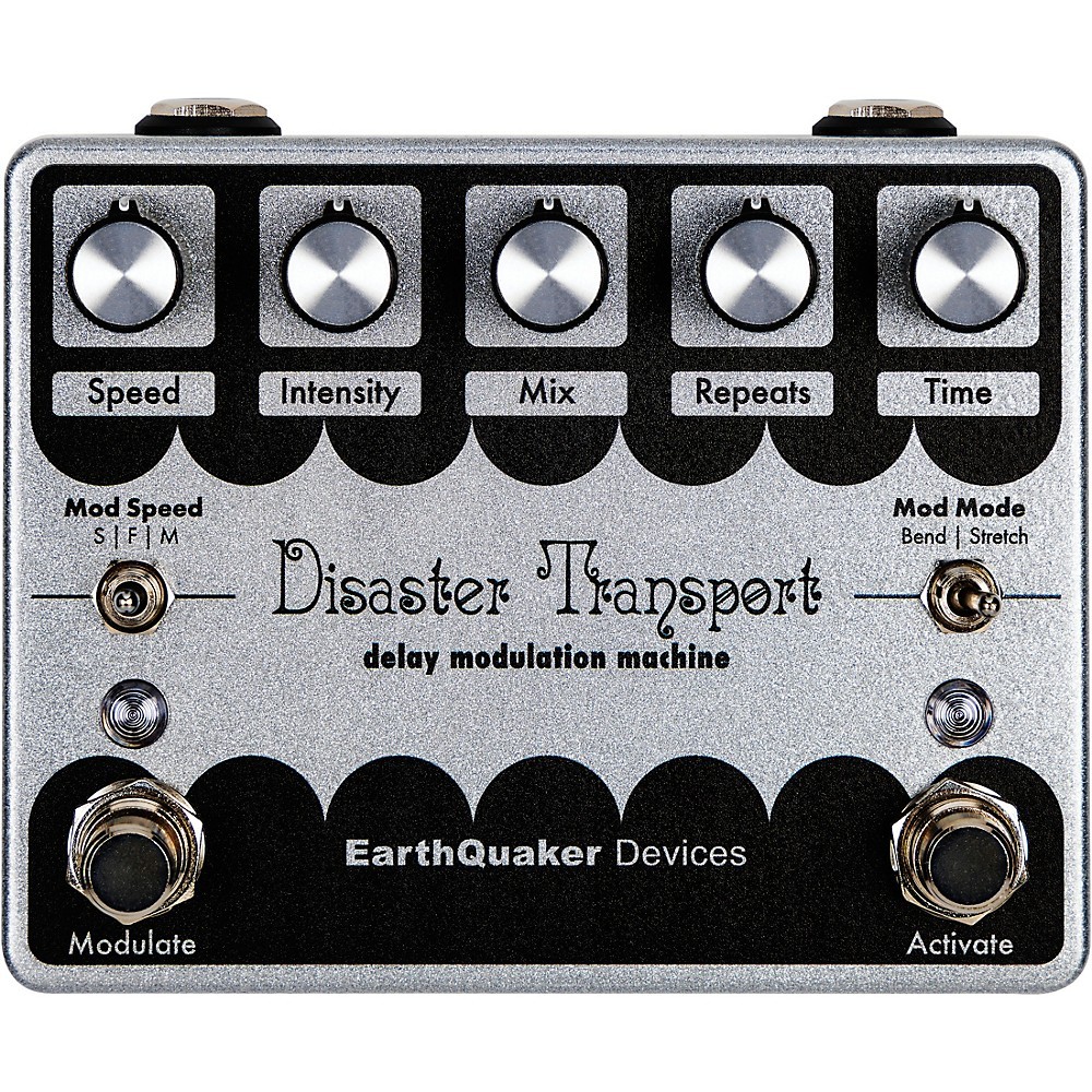 EarthQuaker Devices LE Disaster Transport Legacy Reissue Delay Effects Pedal Slv