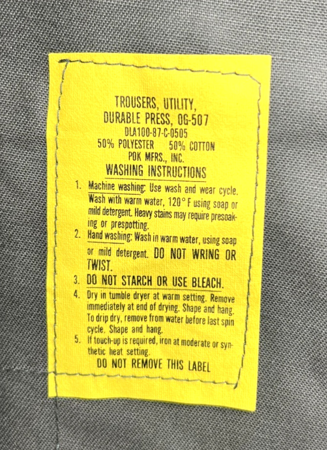 Vintage OG- 507 Utility Pants