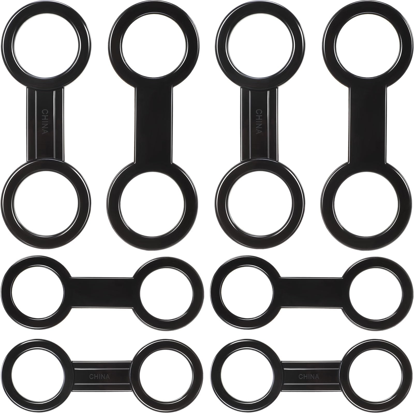 8 Pieces Scuba Diving Snorkel Keeper Silicone Snorkel Clip for Mask Strap Kee...