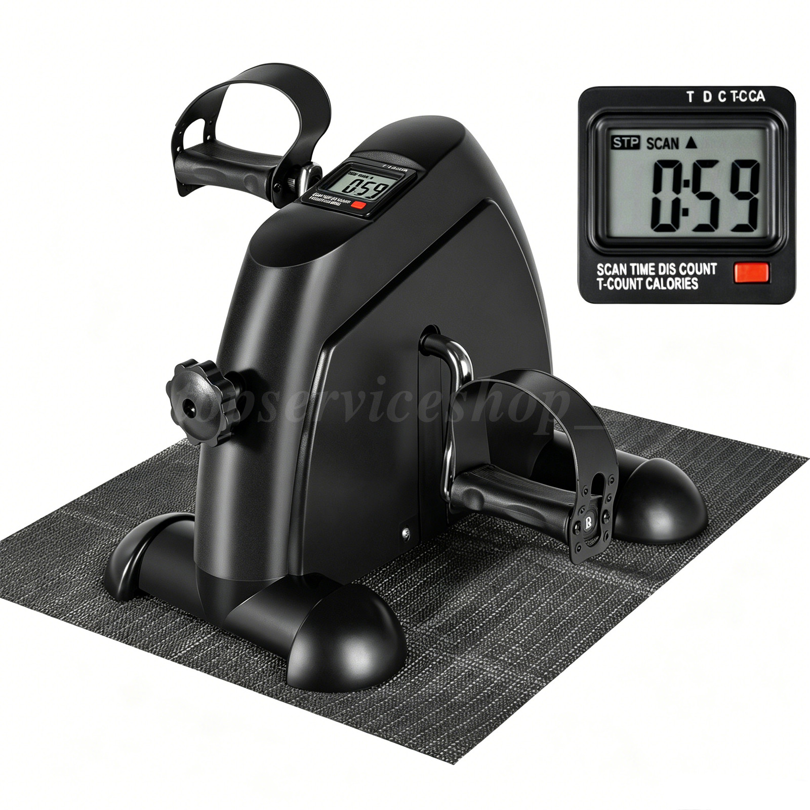 NEW Mini Exercise Bike Under Desk Pedal Exerciser Medical Arm & Leg Exercise