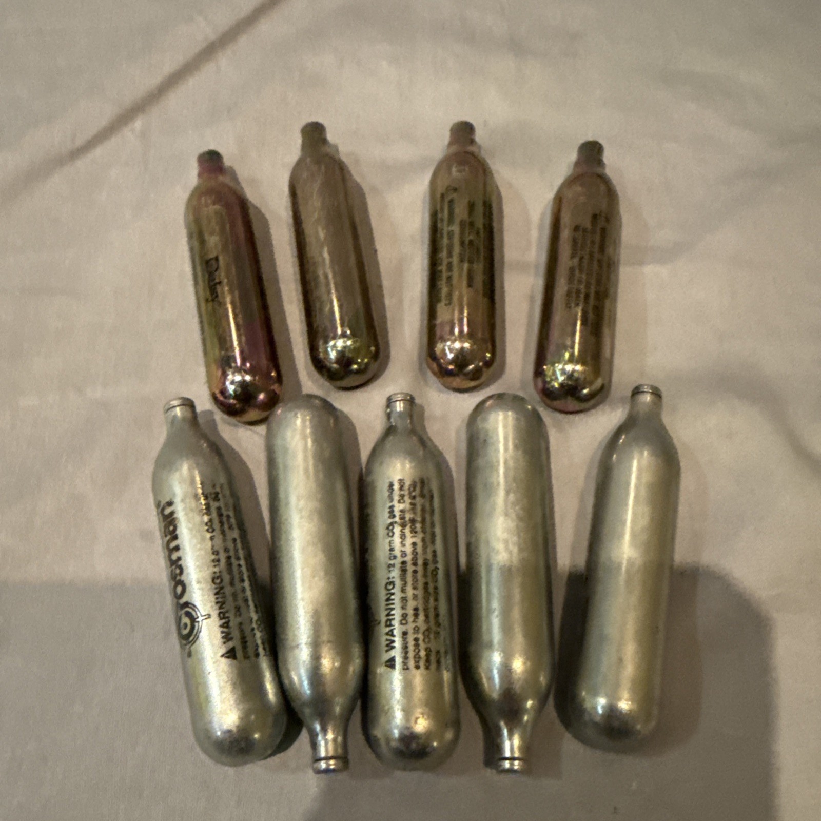 CO2 CARTRIDGES LOT OF 9 PCS NEW MIXED Daisy & Crosman LOT - FREE SHIPPING!!