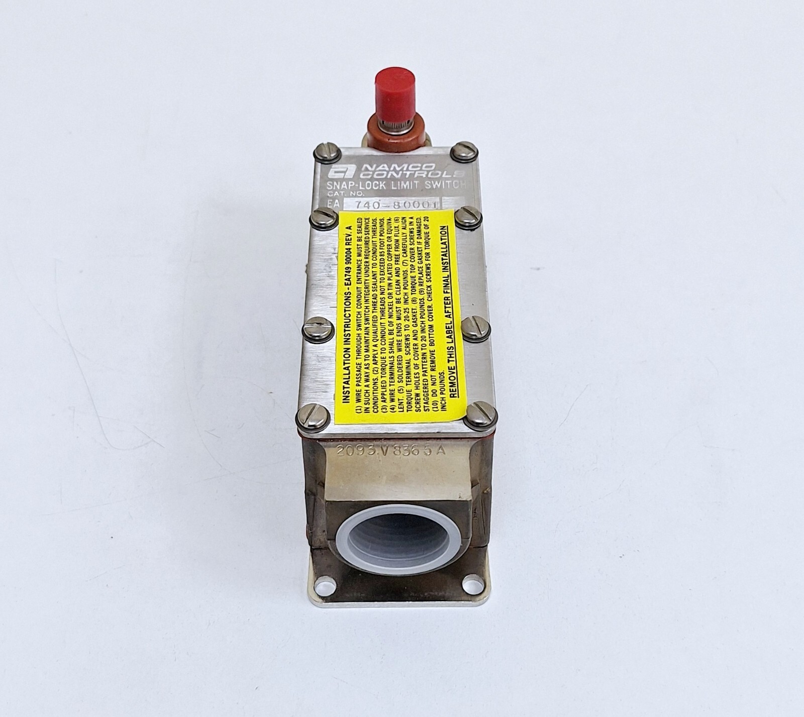 Namco Controls EA-740-80001 Snap-Lock Limit Switch