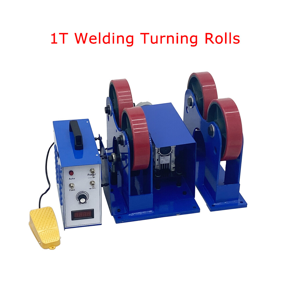 110V Tank Turning Welding Rolls Linkage Roller 2200 LB Welding Equipment Support