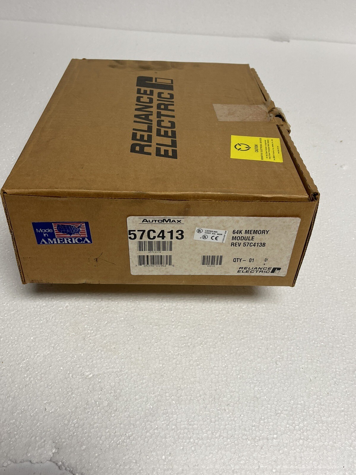 RELIANCE ELECTRIC COMMON MEMORY MODULE 57413-3F / MANUAL J-3636-2 NIB