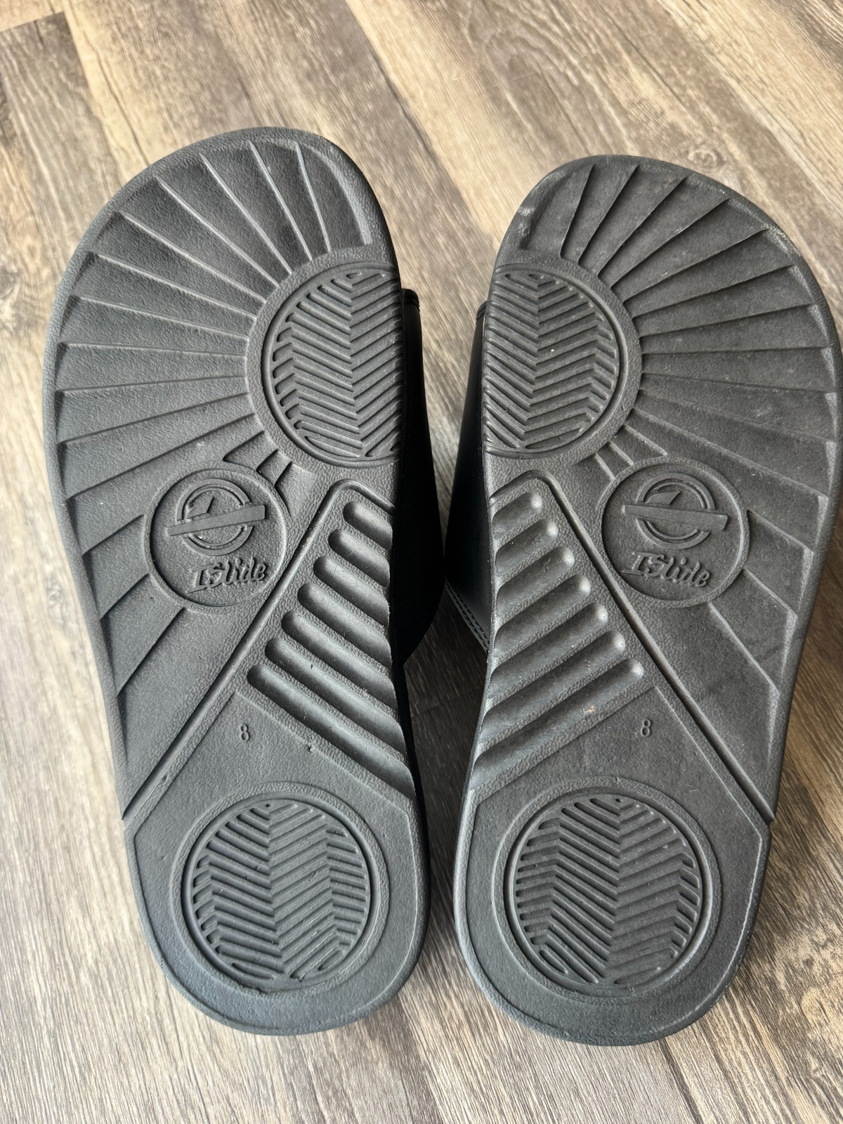 ISlide Miami Marlin Black slides- size 8