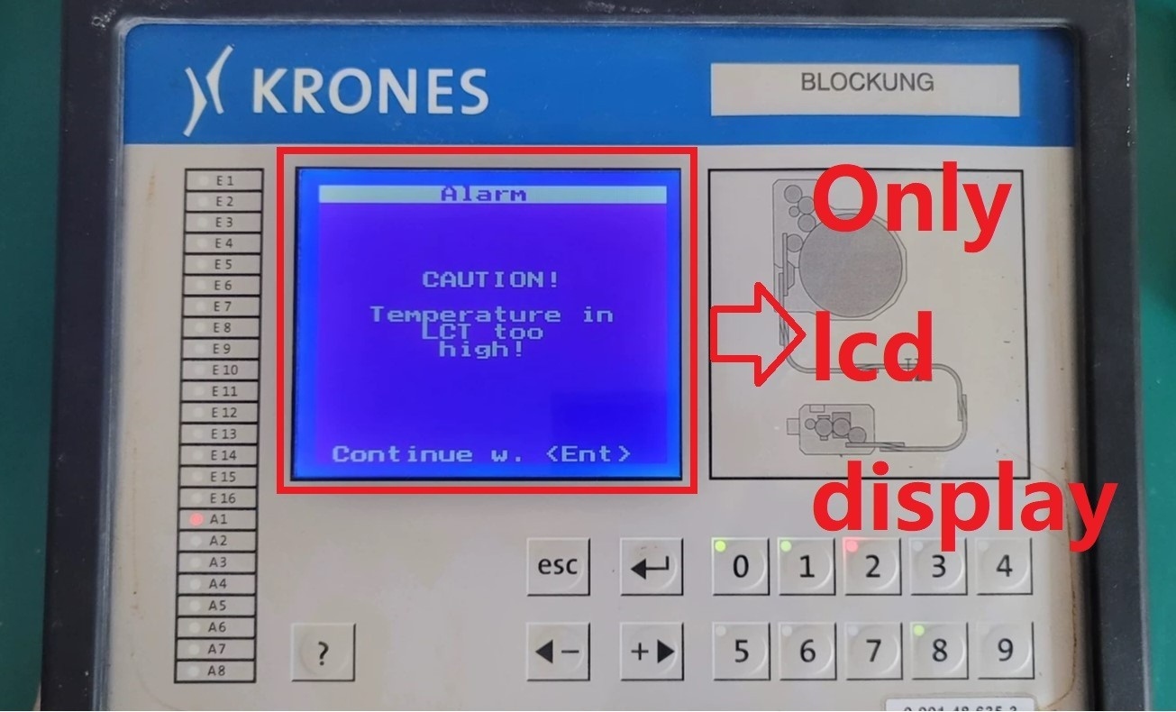 NEW LCD For Krones Panel Controller Screen Display Repair replacement