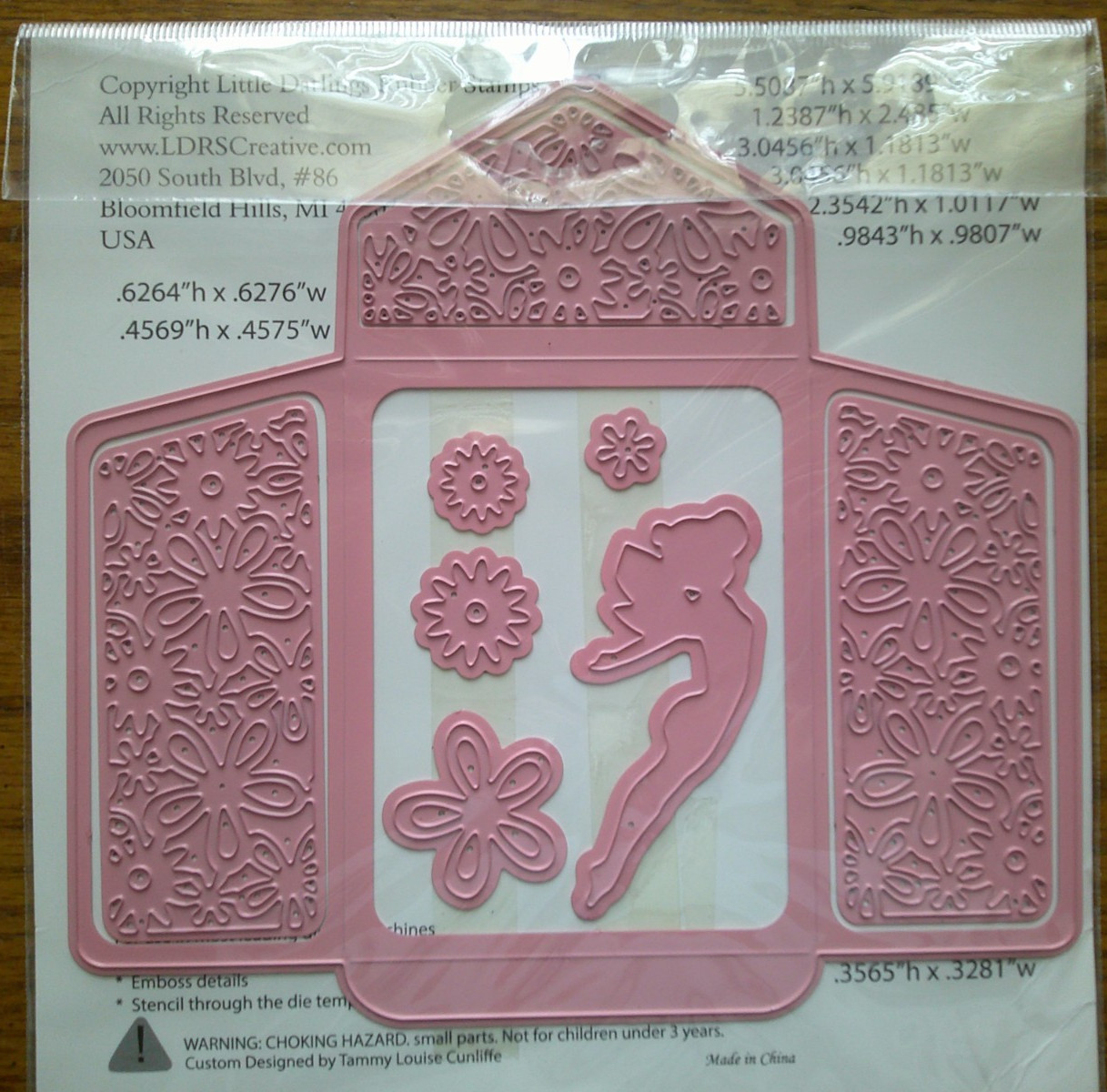 FAIRY FANTASY LACEY ENVELOPE Cutting Dies Set LDRS Creative