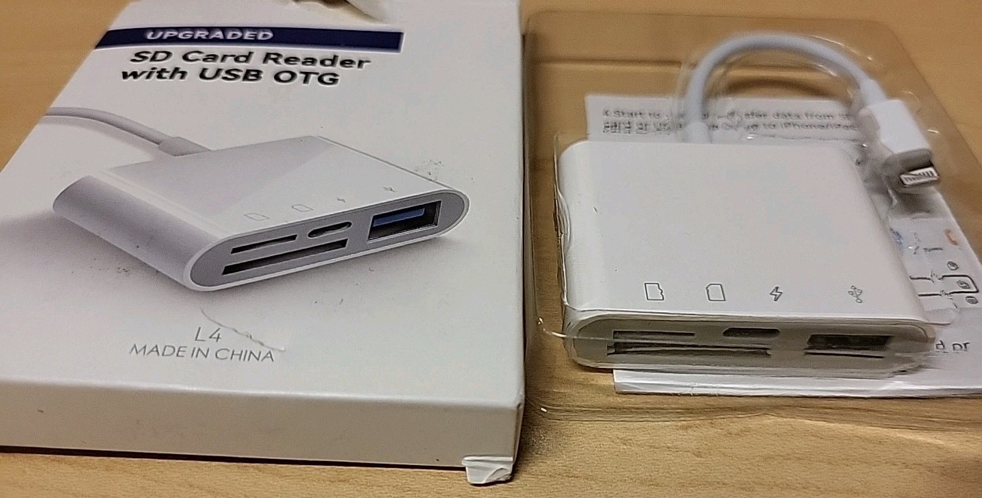 Upgraded SD Card Reader with USB OTG NIB