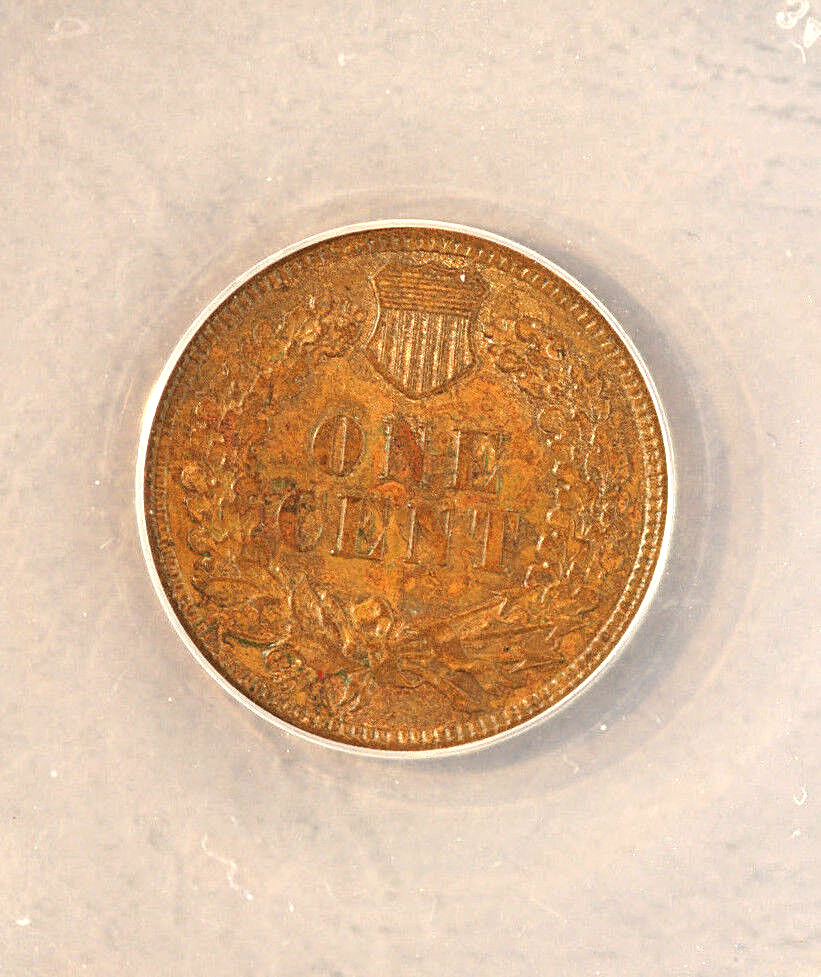 1907 Indian Cent Doubled Date 7/7. ANACS MS60 BRN