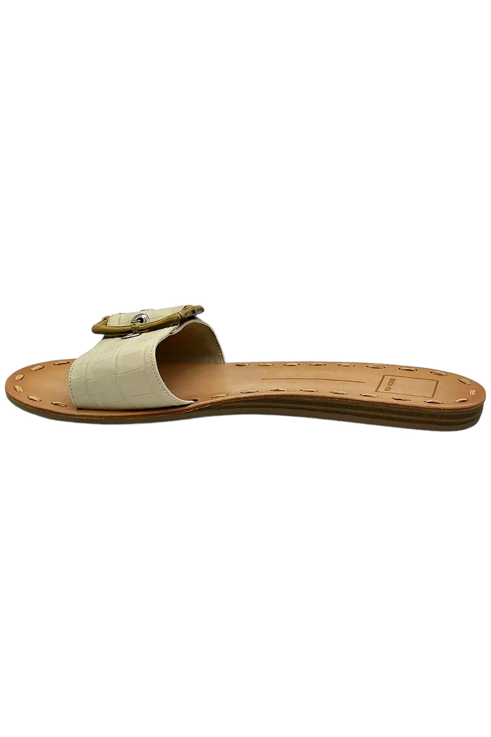 Dolce Vita Buckle Slide Sandals Dasa Eggshell