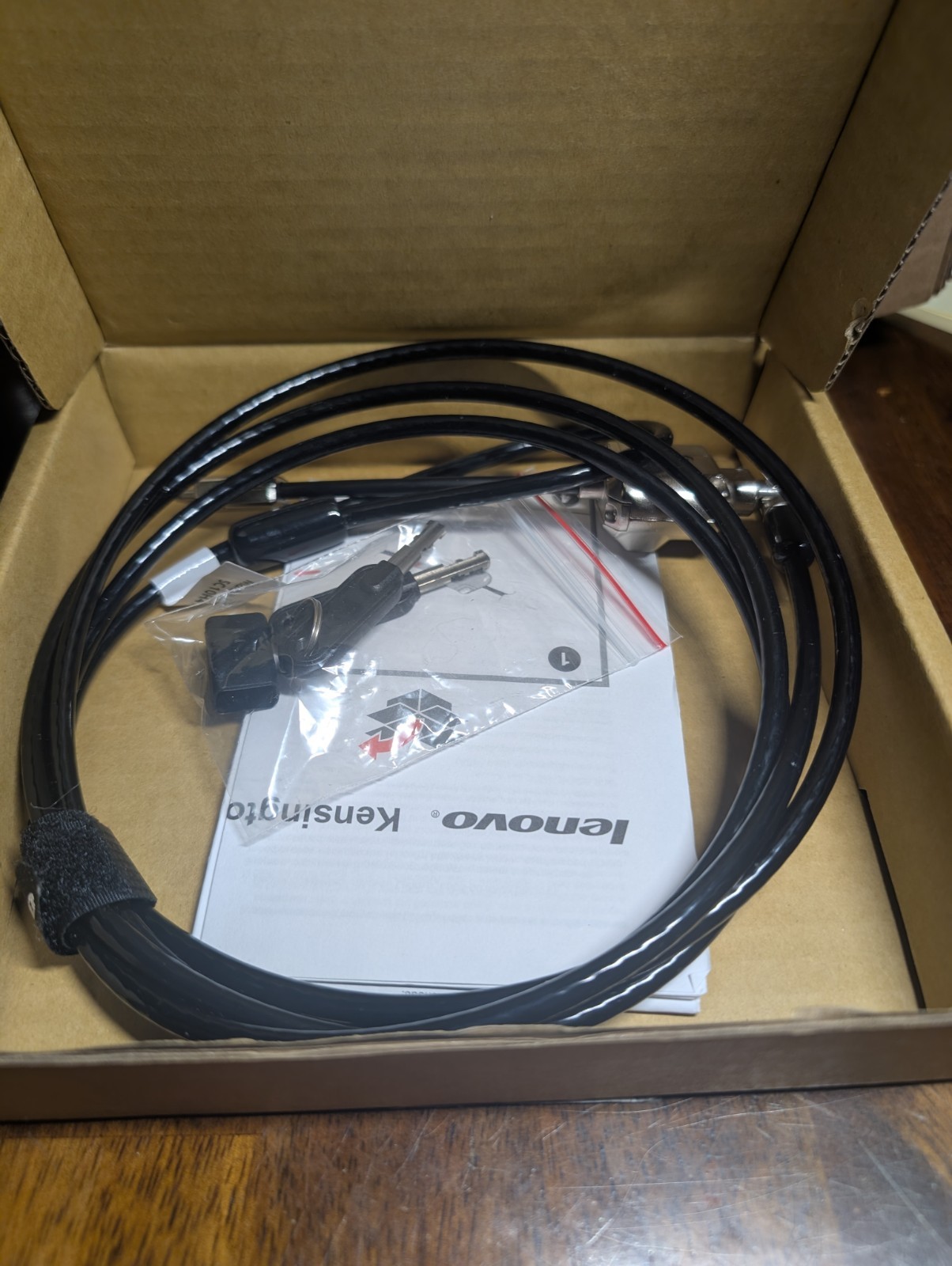 Lenovo 4X90H35558 Kensington MiniSaver Cable Lock 6ft Keyed Open Box