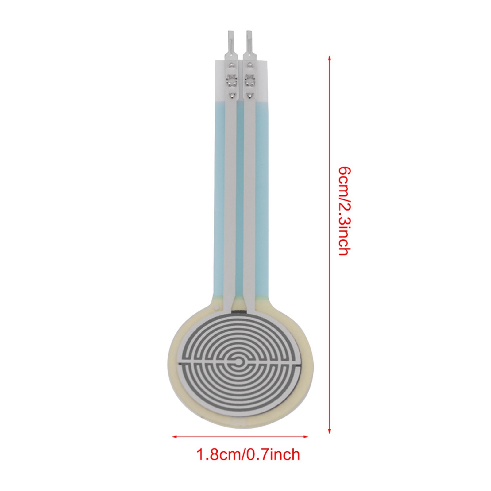 402 Resistance Type Thin Film Pressure Sensor Force Sensing Resistor Long