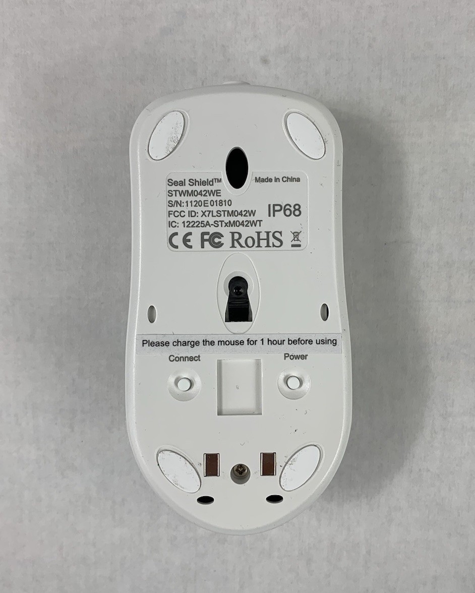 Seal Shield STWM042WE Mouse and Charging Base