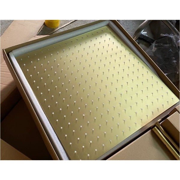24" Square Ceiling Mount Rainfall Shower Head