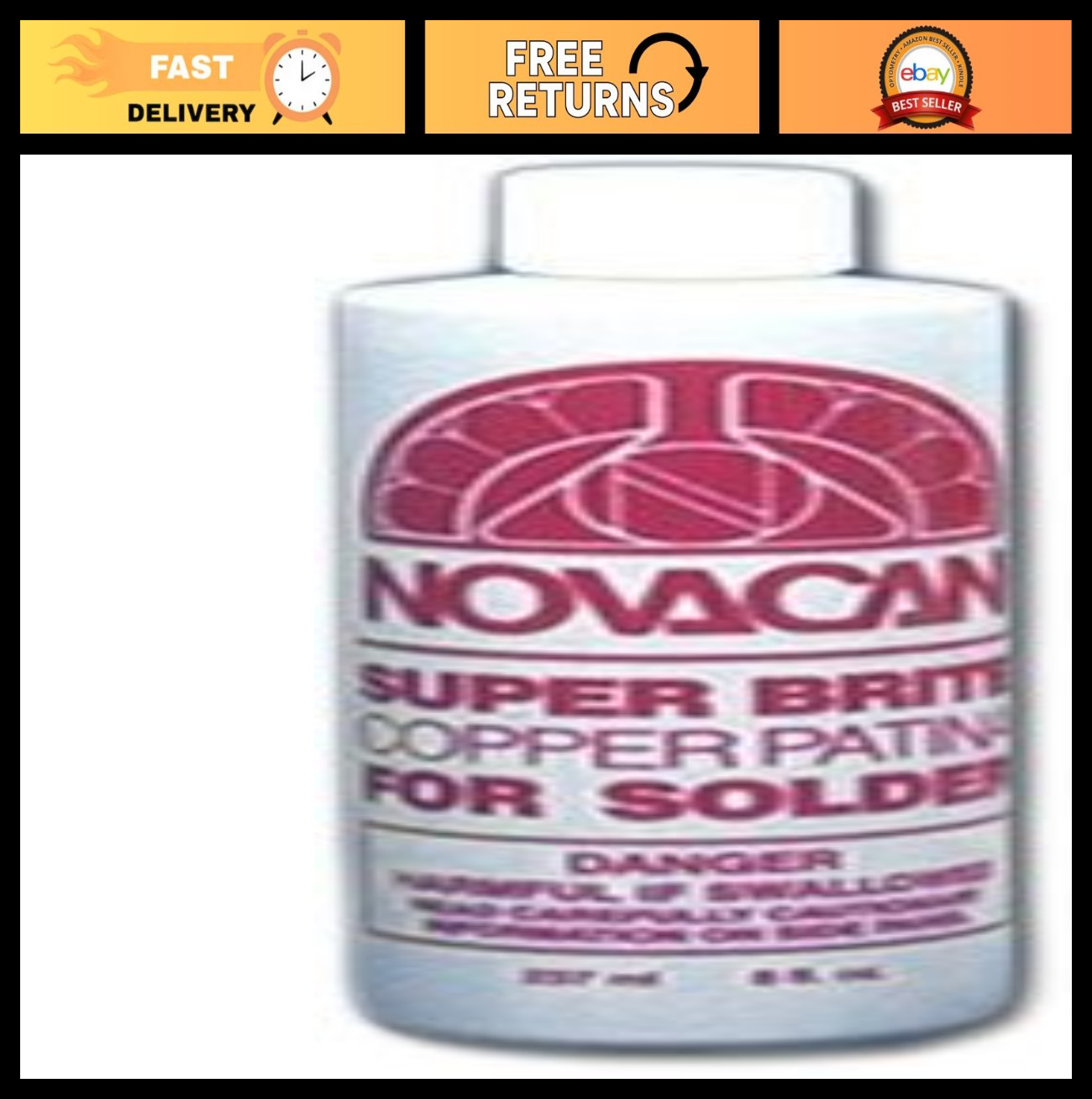 Copper Patina for Solder - Super Brite Finish, Fast-Acting, Easy Application