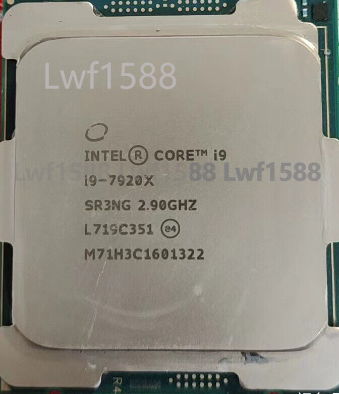 Intel Core i9-7920X 12Cores 24Thr SR3NG 140W 2.9-4.3GHz LGA2066 CPU processors