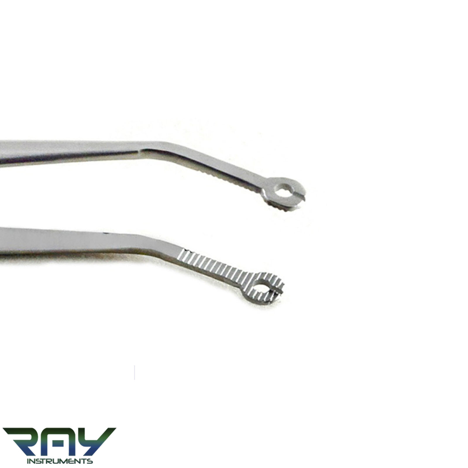 Dental Corn Suture Plier Angled Tissue Procedure Tweezer Eyelet Forceps 15.5 cm