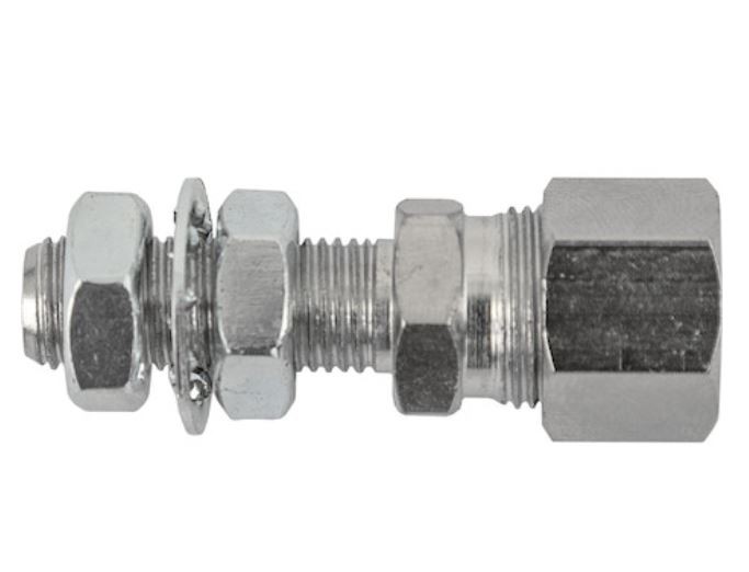 Buyers Products 1238, 3/8"-24 Thread Bulkhead Fitting